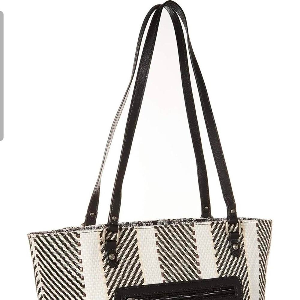 Sakroots white and black diagonal